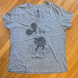 Disney Parks Gray Mickey Mouse T-Shirt